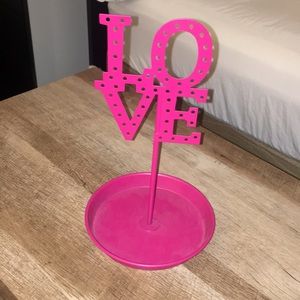 LOVE jewelry stand/holder